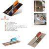 Plastering Finishing Trowel Soft Grip Stainless Steel Professional Plasterers - Image 10