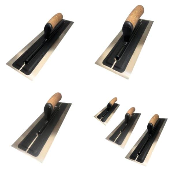 Flexible Finishing Trowel Plastering Cork Handle Skimflex Triple Pack