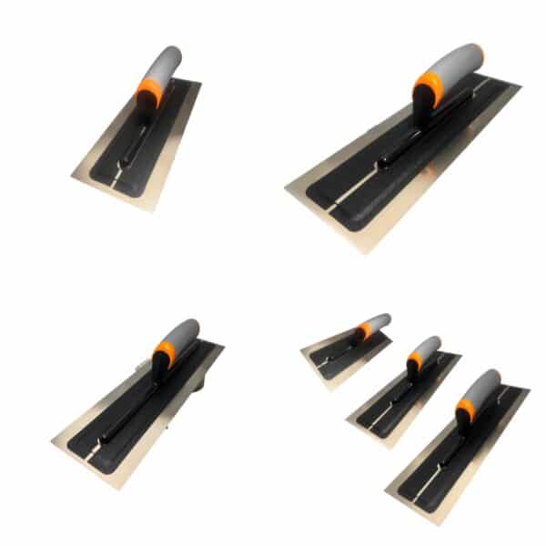 Flexible Finishing Trowel Plastering Rubber Handle Skimflex Triple Pack